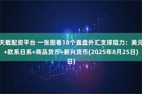 天载配资平台 一张图看18个直盘外汇支撑阻力：美元+欧系日系+商品货币+新兴货币(2025年8月25日)