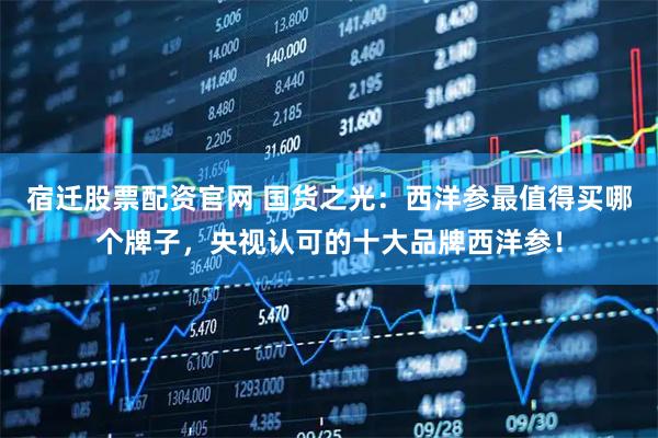 宿迁股票配资官网 国货之光:西洋参最值得买哪个牌子,央视认可的十大品牌西洋参!